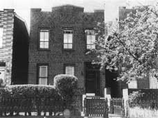 George's birthplace at 242 Snedicker Ave., Brooklyn, NY (since demolished).