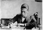 George working at Remick's music publishing. c.1916.